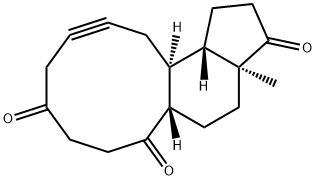 5,10-secoestr-5-yne-3,10,17-trione Struktur