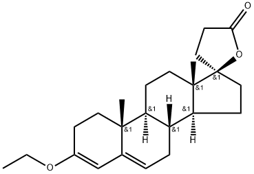 3-ethoxypregna-3,5-diene-21,17alpha-carbolactone  Struktur