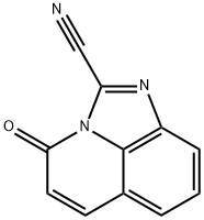 4H-Imidazo[4,5,1-ij]quinoline-2-carbonitrile,4-oxo-(9CI) Struktur