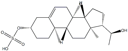 20alpha-Dihydroprognenolone-sulfate Struktur