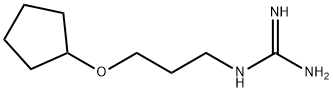 Guanidine,[3-(cyclopentyloxy)propyl]-(7CI,8CI) Struktur