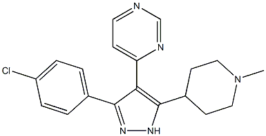 p38 MAP Kinase Inhibitor V Struktur