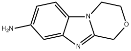 1H-[1,4]Oxazino[4,3-a]benzimidazole,8-amino-3,4-dihydro-(8CI) Struktur