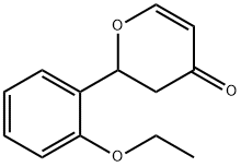 4H-Pyran-4-one,2-(2-ethoxyphenyl)-2,3-dihydro-(9CI) Struktur