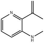 3-Pyridinamine,N-methyl-2-(1-methylethenyl)-(9CI) Struktur