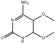 2(1H)-Pyrimidinone,4-amino-5,6-dihydro-5,6-dimethoxy-(9CI) Struktur