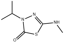 delta2-1,3,4-Thiadiazolin-5-one, 4-isopropyl-2-(methylamino)- (8CI) Struktur