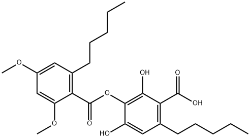 4-O-methylcryptochlorophaeic acid Struktur