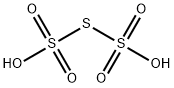 trithionic acid Struktur