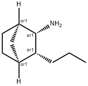 Bicyclo[2.2.1]heptan-2-amine, 3-propyl-, (1R,2S,3R,4S)-rel- (9CI) Struktur