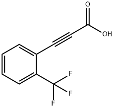 3-(2-(trifluoromethyl)phenyl)propiolic acid Structure