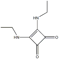 3-Cyclobutene-1,2-dione,3,4-bis(ethylamino)-(9CI) Struktur