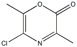 2H-1,4-Oxazin-2-one,5-chloro-3,6-dimethyl-(9CI) Struktur