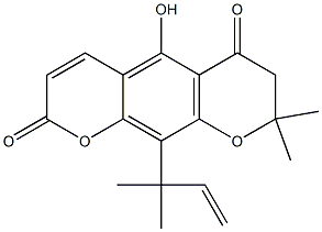 Clausenidin Struktur