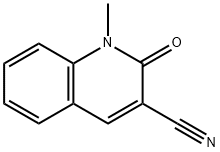 3-Quinolinecarbonitrile,1,2-dihydro-1-methyl-2-oxo-(8CI,9CI) Struktur