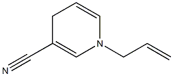 3-Pyridinecarbonitrile,1,4-dihydro-1-(2-propenyl)-(9CI) Struktur