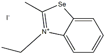 2-Methyl-3-ethylbenzoselenazole-3-ium·iodide Struktur