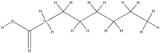 Caprylic  acid-2-13C