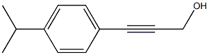 2-Propyn-1-ol,3-[4-(1-methylethyl)phenyl]-(9CI) Struktur