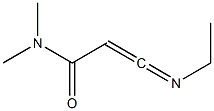 2-Propenamide,3-(ethylimino)-N,N-dimethyl-(9CI) Struktur