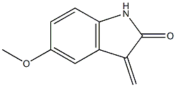 2H-Indol-2-one,1,3-dihydro-5-methoxy-3-methylene-(9CI) Struktur