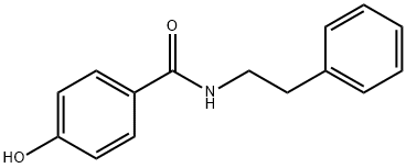 4-hydroxy-N-(2-phenylethyl)benzamide Struktur