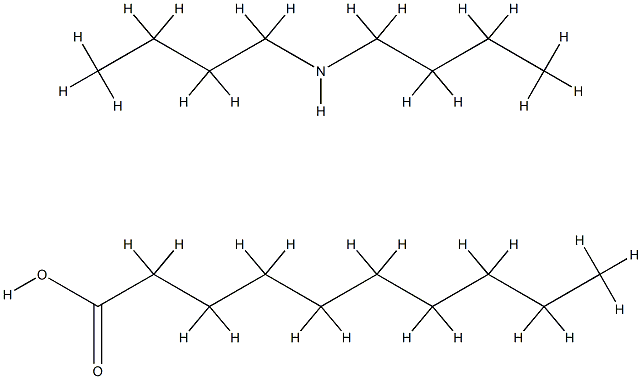 decanoic acid, compound with dibutylamine (1:1) Struktur