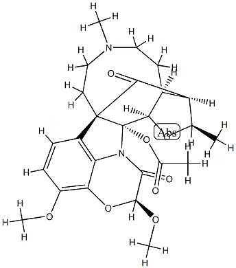 11-Methoxydichotine (neutral)2-acetate Struktur