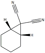 (1α,6α)-7,7-Norcaranedicarbonitrile Struktur