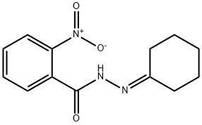 N'-cyclohexylidene-2-nitrobenzohydrazide Struktur