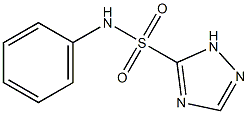 1H-1,2,4-Triazole-3-sulfonamide,N-phenyl-(9CI) Struktur