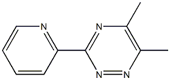 5,6-Dimethyl-3-(2-pyridyl)-1,2,4-triazine Struktur