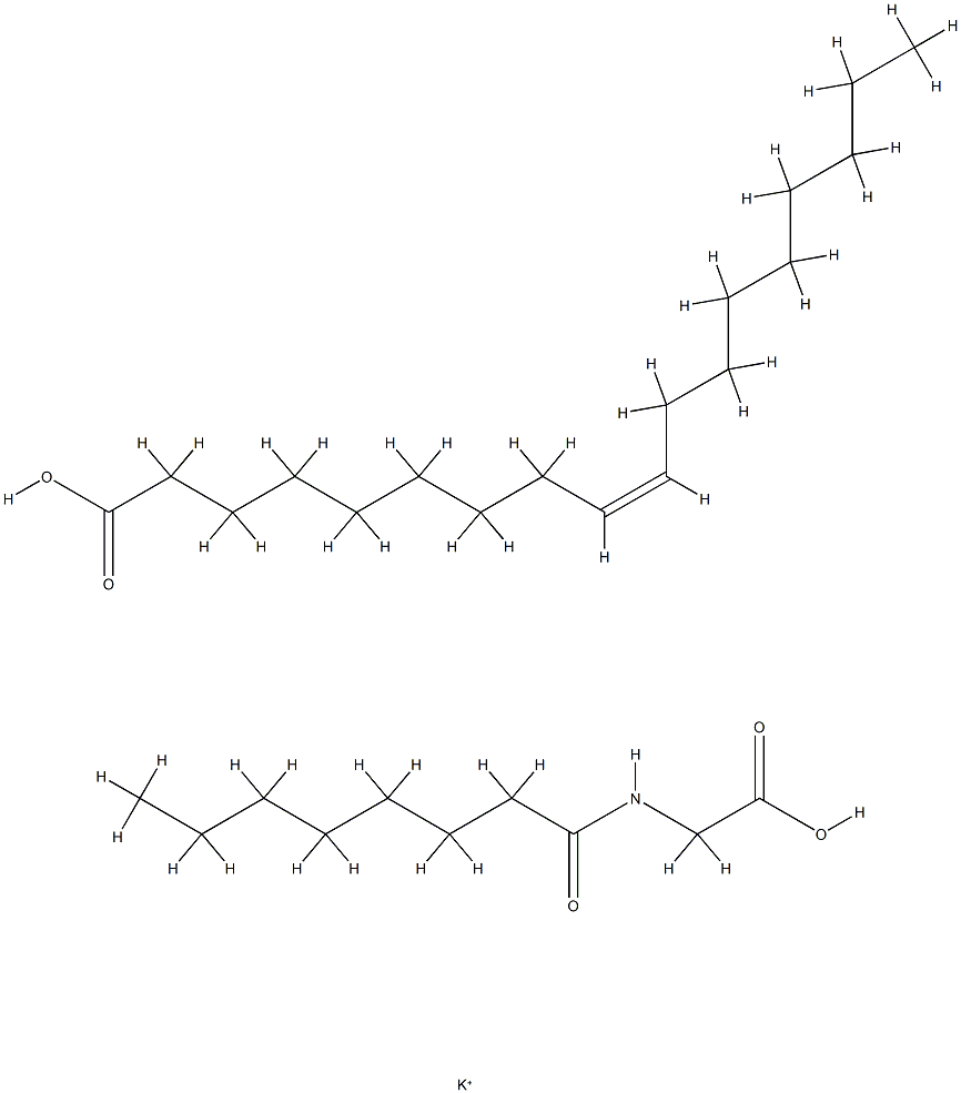 potassium cocoyl glycinate Struktur