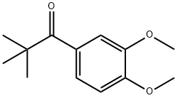 α,α-Dimethyl-3',4'-dimethoxypropiophenone Struktur