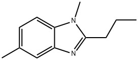 1H-Benzimidazole,1,5-dimethyl-2-propyl-(9CI) Struktur