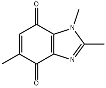 1H-Benzimidazole-4,7-dione,1,2,5-trimethyl-(9CI) Struktur