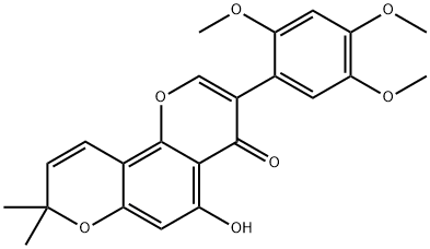 5-Hydroxy-3-(2,4,5-trimethoxyphenyl)-8,8-dimethyl-4H,8H-benzo[1,2-b:3,4-b']dipyran-4-one