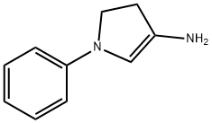 1H-Pyrrol-3-amine,4,5-dihydro-1-phenyl-(9CI) Struktur