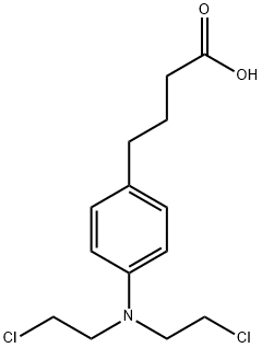 苯丁酸氮芥, 305-03-3, 結(jié)構(gòu)式