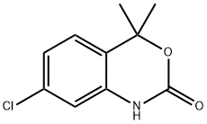 2H-3,1-Benzoxazin-2-one,7-chloro-1,4-dihydro-4,4-dimethyl-(9CI) Struktur