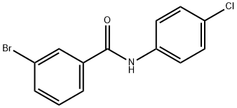 3-bromo-N-(4-chlorophenyl)benzamide Struktur