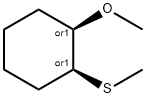 Cyclohexane, 1-methoxy-2-(methylthio)-, (1R,2S)-rel- (9CI) Struktur