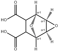 3,8-Dioxatricyclo[3.2.1.02,4]octane-6,7-dicarboxylicacid,(1R,2S,4R,5S)-rel-(9CI) Struktur