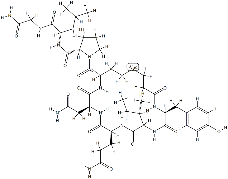 oxytocin, deamino-6-carba- Struktur