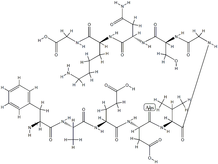 AMYLOID BETA-PROTEIN (20-29) Struktur