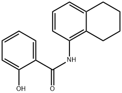 2-hydroxy-N-(5,6,7,8-tetrahydronaphthalen-1-yl)benzamide Struktur