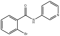 2-bromo-N-pyridin-3-ylbenzamide Struktur