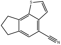 6H-Indeno[4,5-b]thiophene-4-carbonitrile,7,8-dihydro-(9CI) Struktur