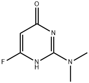 4(1H)-Pyrimidinone,2-(dimethylamino)-6-fluoro-(9CI) Struktur