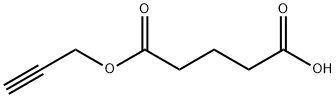 5-oxo-5-(2-propynyloxy)pentanoic acid Struktur